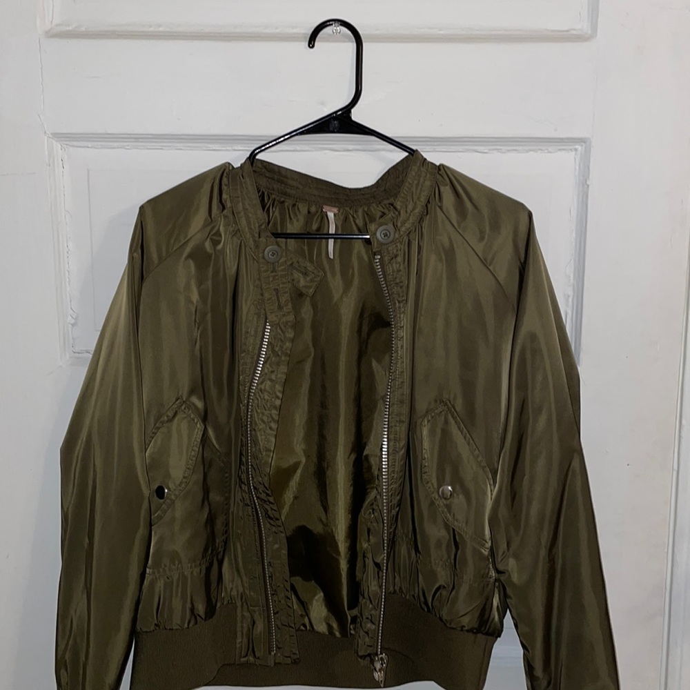 Women’s M Silk Free People Jacket